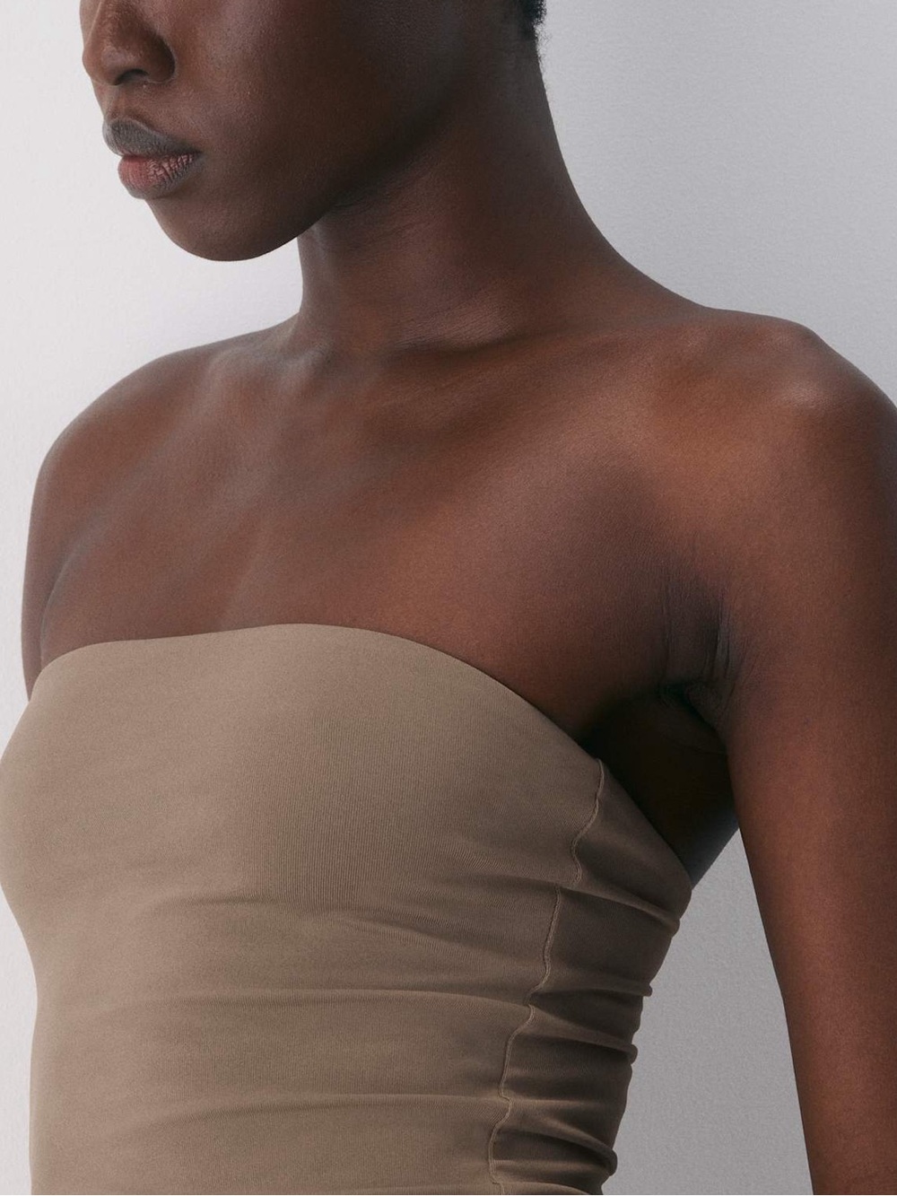 Aritzia Original Contour Enrapture Maxi Tube Dress In Folio Brown Size XS - Picture 6 of 11